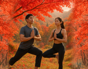 メンズヨガ秋